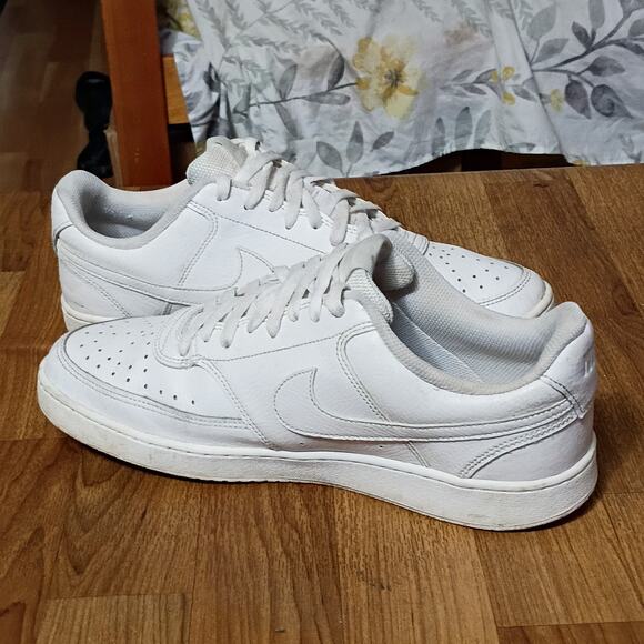 Nike Court Vision Low ‘Triple White’ Lifestyle Shoes CD5463-100 Mens Size 10.5 main image 7
